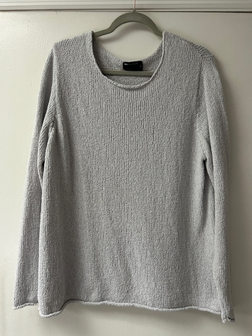 ASOS Light Gray Crewneck Sweater